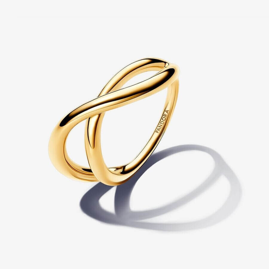

Кольцо Pandora Essence Organically Shaped Infinity, золото
