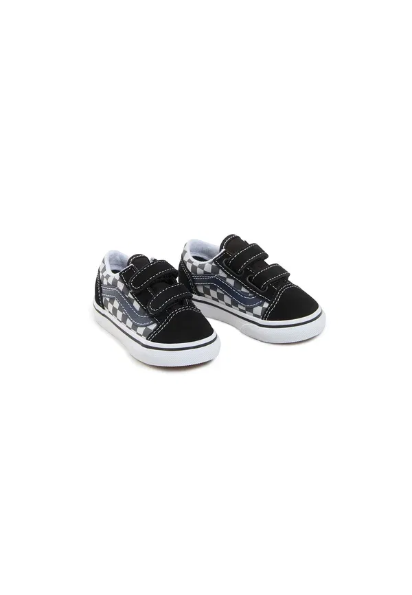 Кроссовки с клетчатым узором Old Skool Vans, Medium Blue, синий — фото 2