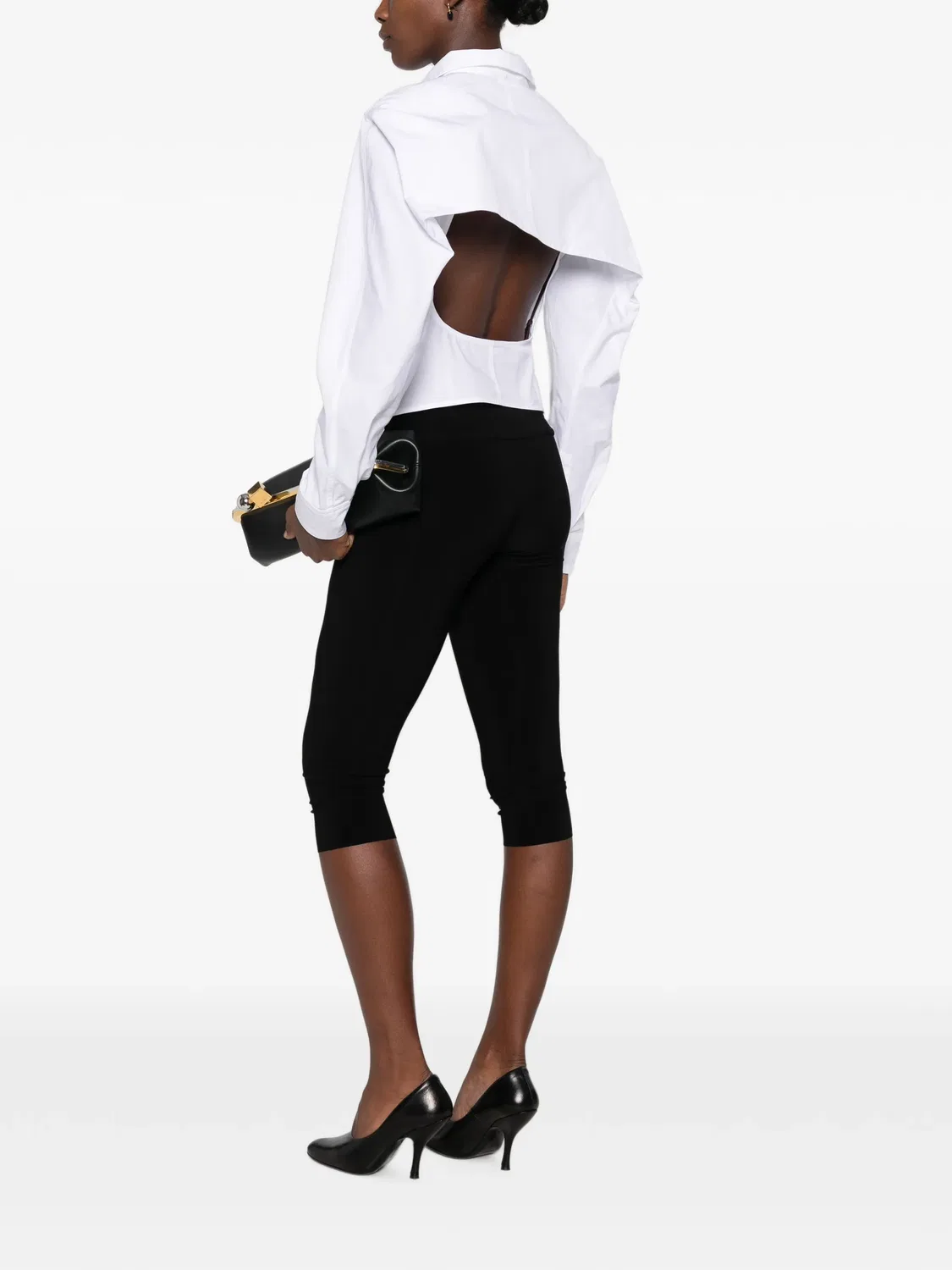 Рубашка Tulip белая Jacquemus, белый — фото 4