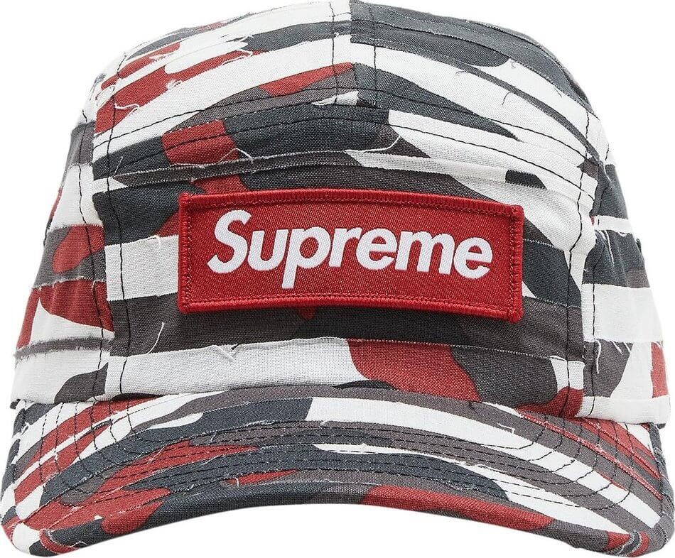 

Кепка Supreme Layered Camo Camp, красный