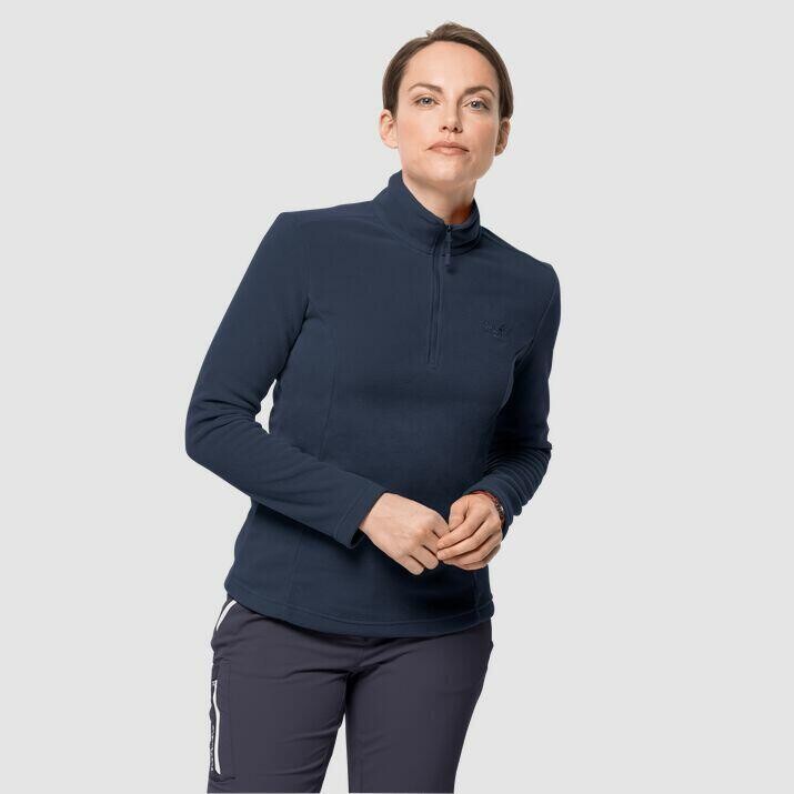 

Свитер флисовый женский Jack Wolfskin Gecko, темно-синий
