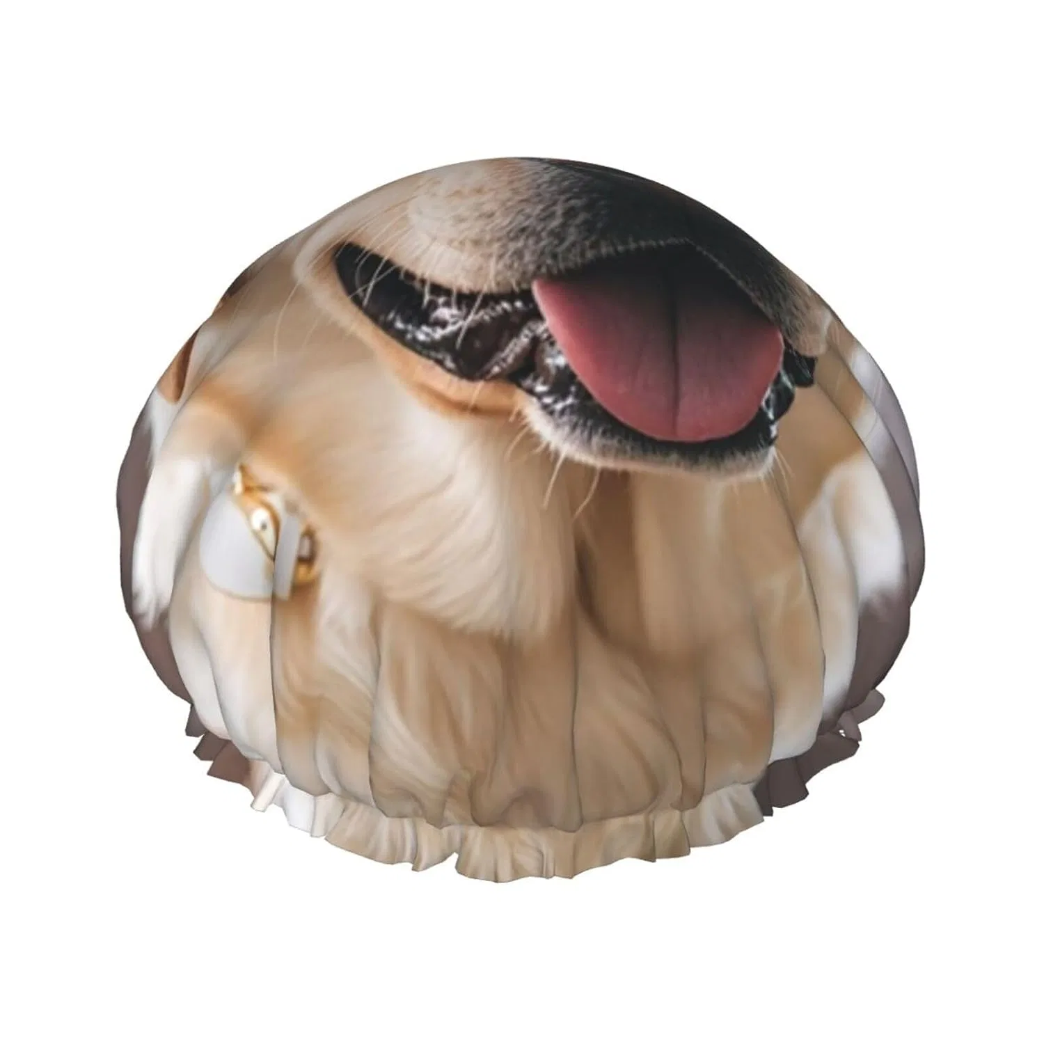 Шапочка для душа двойная водонепроницаемая STVYUKL, Labrador Dog, 26.92x26.92 см