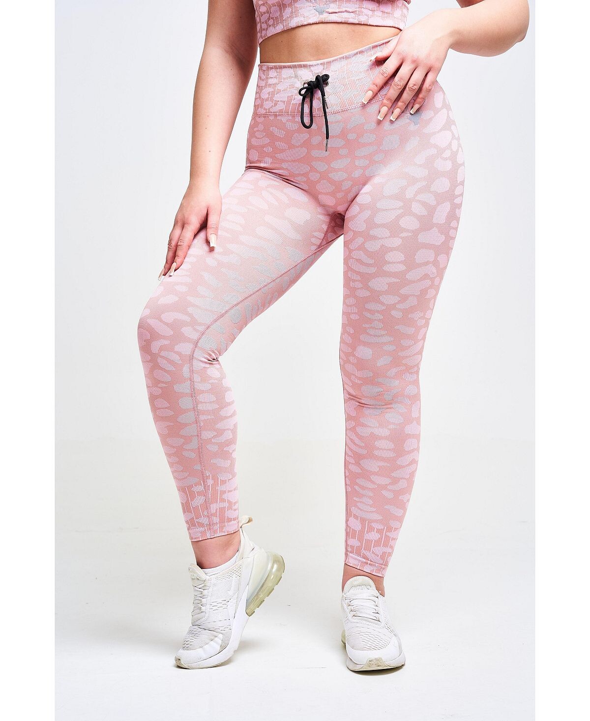 

Женские леггинсы mystique из переработанного леопарда - норка Twill Active, розовый