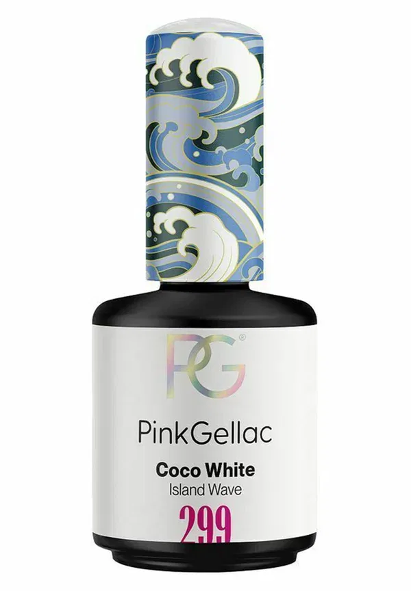 Лак для ногтей 15 мл Color layer Pink Gellac Coco White