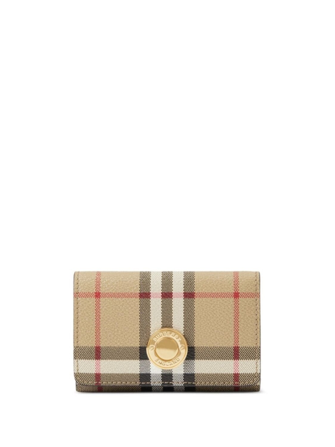 

Burberry бумажник в клетку, нейтральный цвет