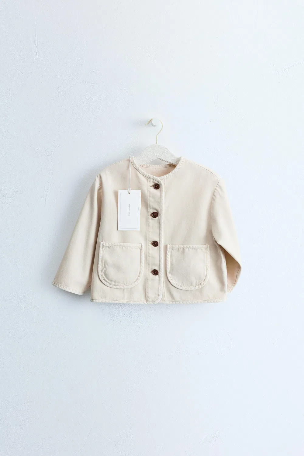 Куртка из однотонной парусины ZARA TIMELESS, Stone