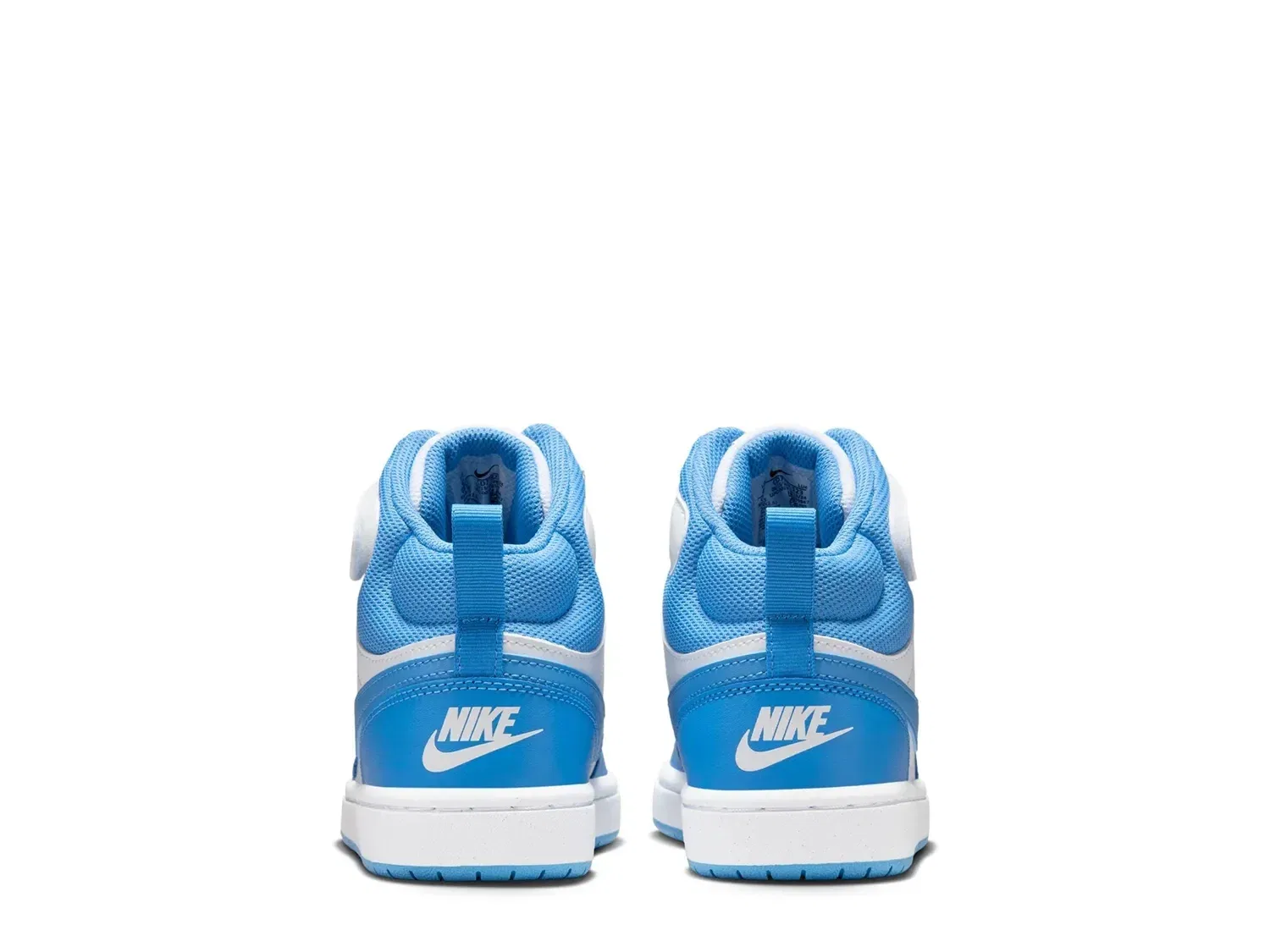 Кроссовки высокие Court Borough Mid, Nike, белый/синий — фото 2