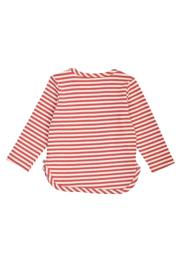 Боди с длинным рукавом long sleeved top Musli By Green Cotton, Mineral Red-tofu, красный — фото 2