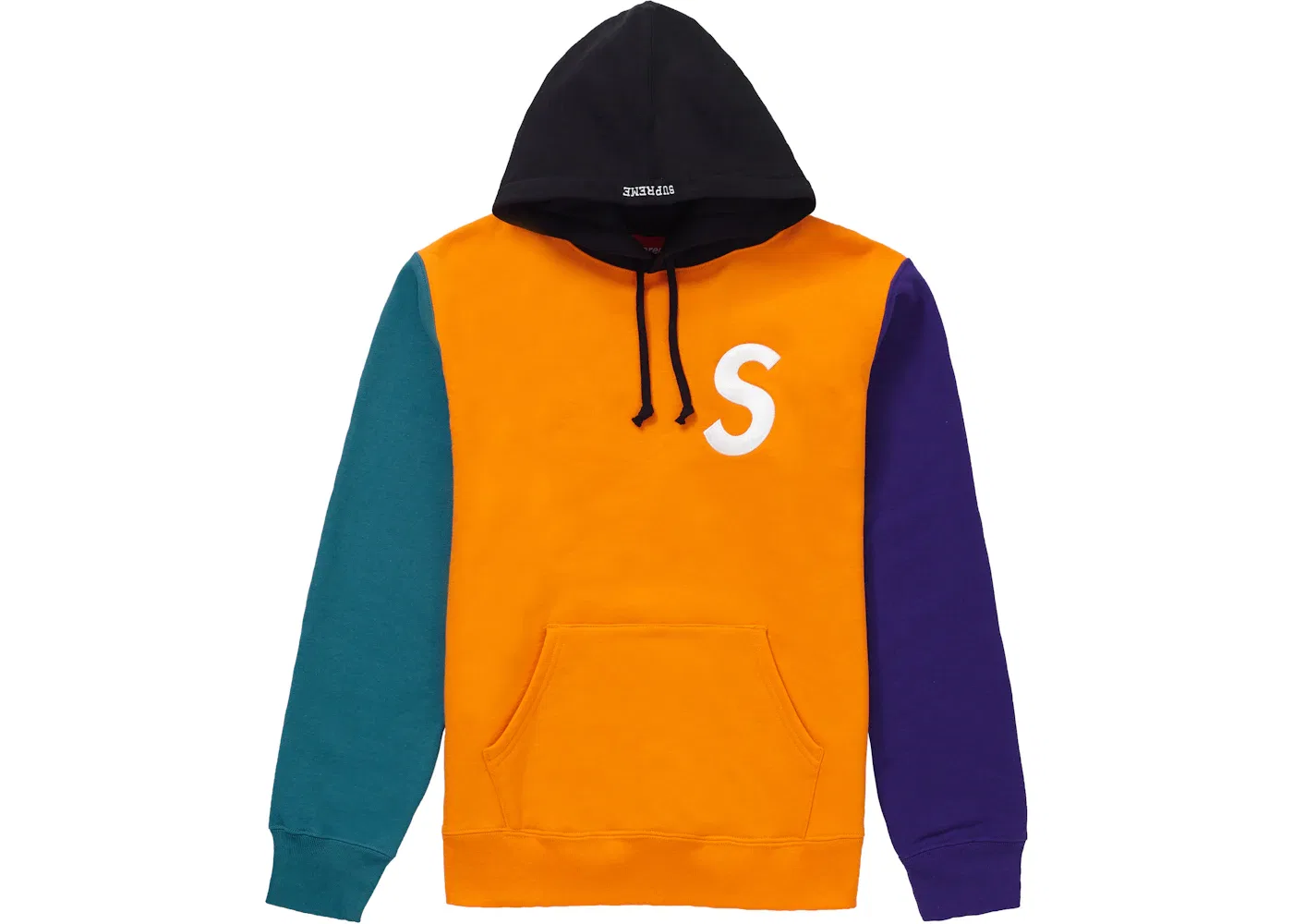 Мужской свитшот с принтом Supreme Orange