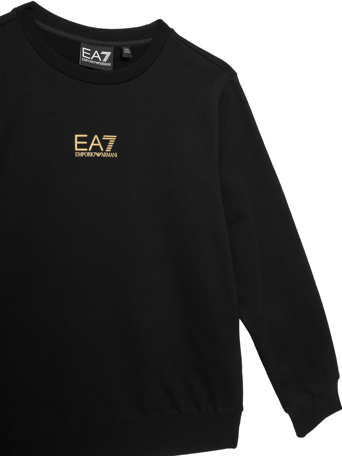 Толстовка стандартного кроя для мальчика Ea7 Emporio Armani, черный — фото 3