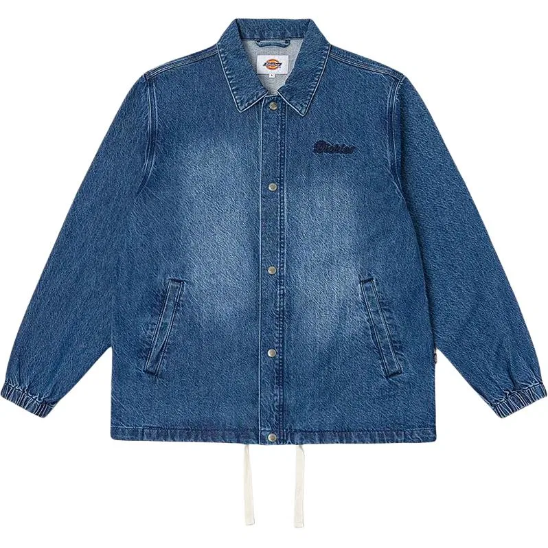 Детское джинсовое пальто с отложным воротником Dickies, Middle Blue