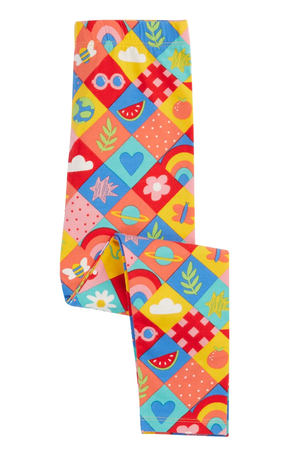 Детские леггинсы с принтом Libby Frugi, Multi