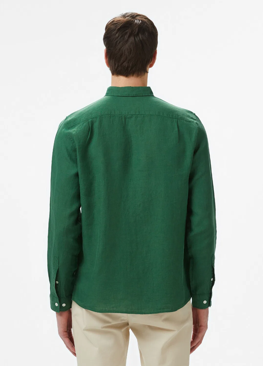 Рубашка Lacoste Regular Fit с длинным рукавом, темно-зеленый — фото 2