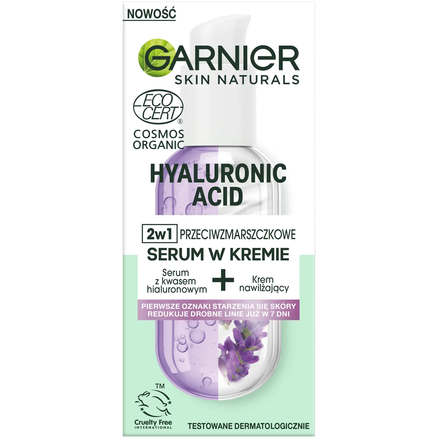 

Garnier Hyaluronic Acid крем-сыворотка против морщин с витамином С для лица, 50 мл