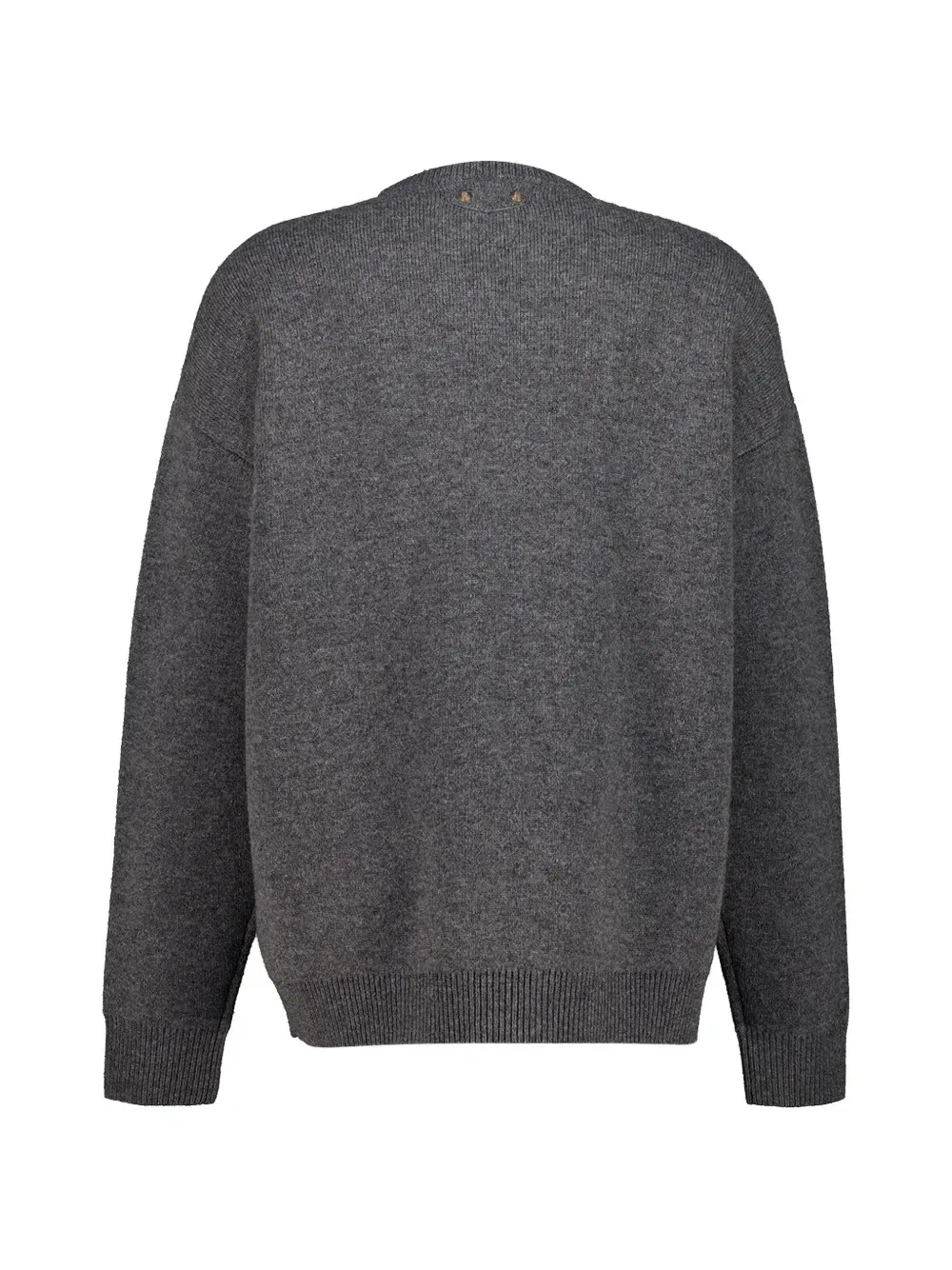 Вязаный свитер City BALENCIAGA, серый — фото 2