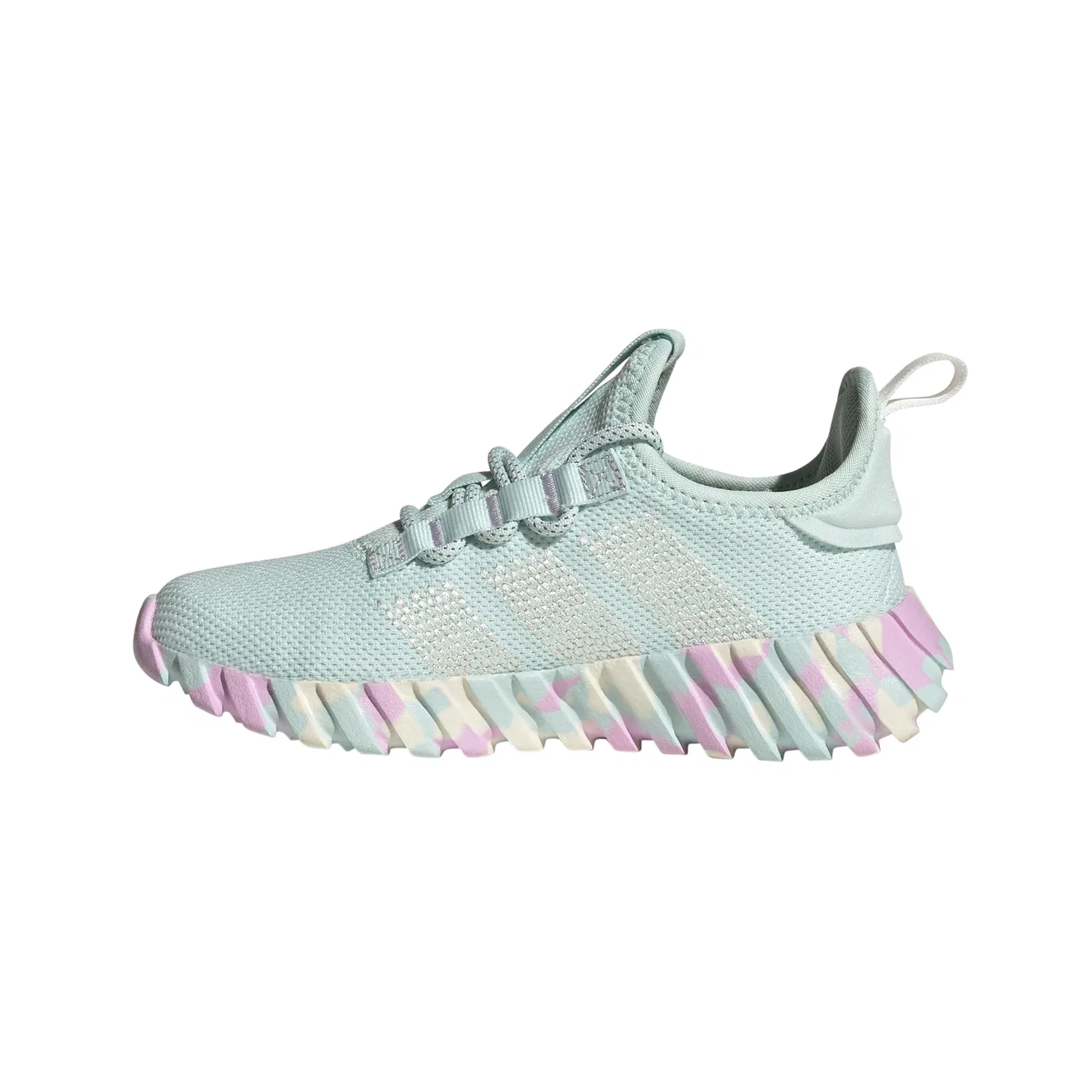 Детские кроссовки для мальчиков без шнурков Kaptir Flow Adidas, Lavanda Gesso Bianco Menta Alone