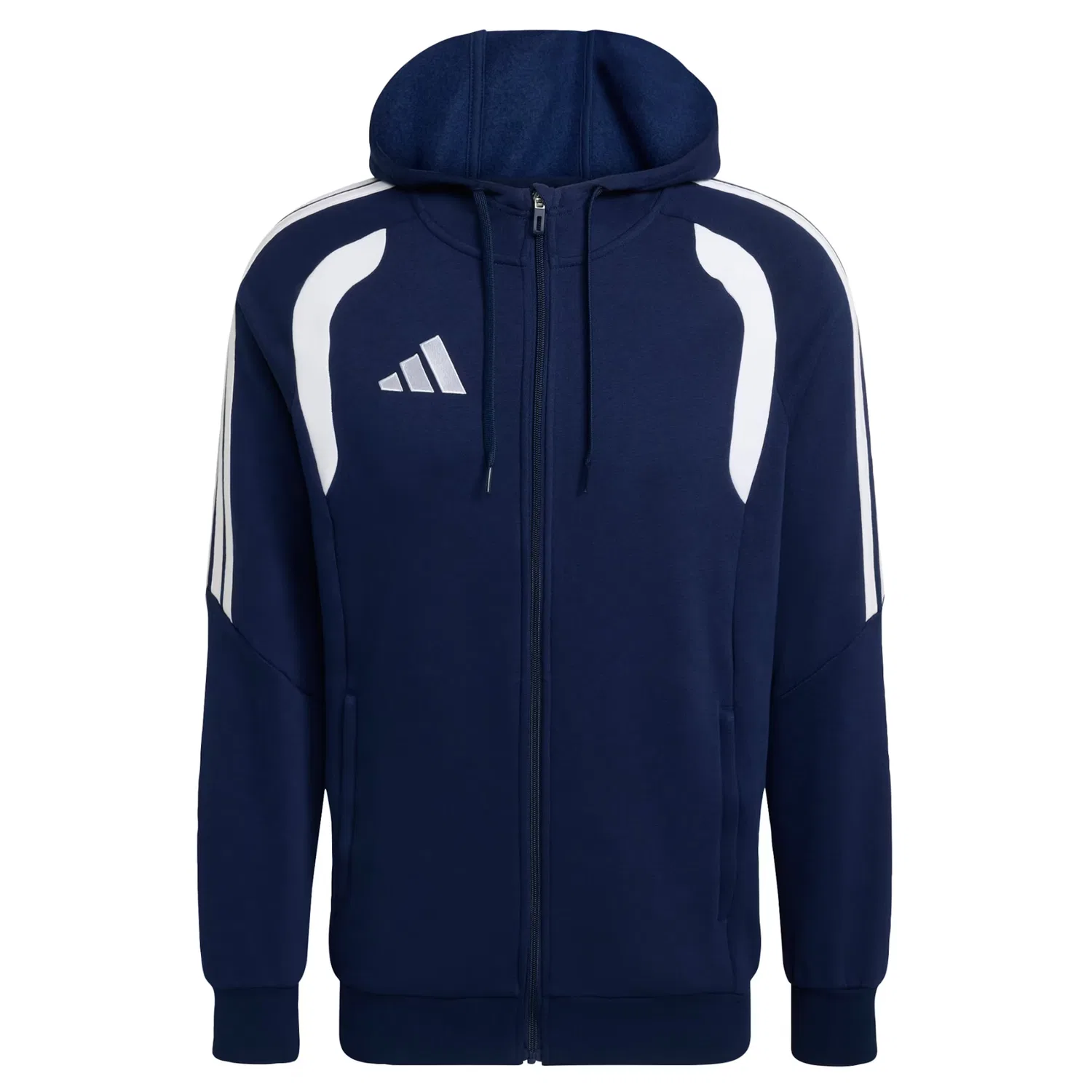 Толстовка на молнии Adidas Performance Athletic Tiro26 League темно-синего цвета