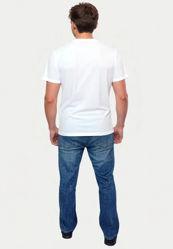 Футболка из хлопка Basic T-shirt U.S. Polo Assn, белый U.S. Polo Assn. — фото 3
