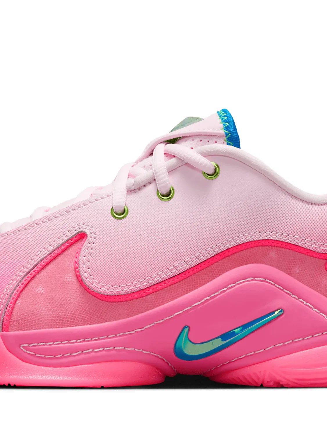 Кроссовки LeBron 22 GS 'I Promise' с логотипом Nike Kids, розовый — фото 2
