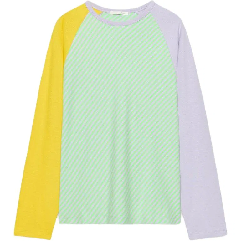 Женская футболка с круглым вырезом Light Green ZARA, Light Green