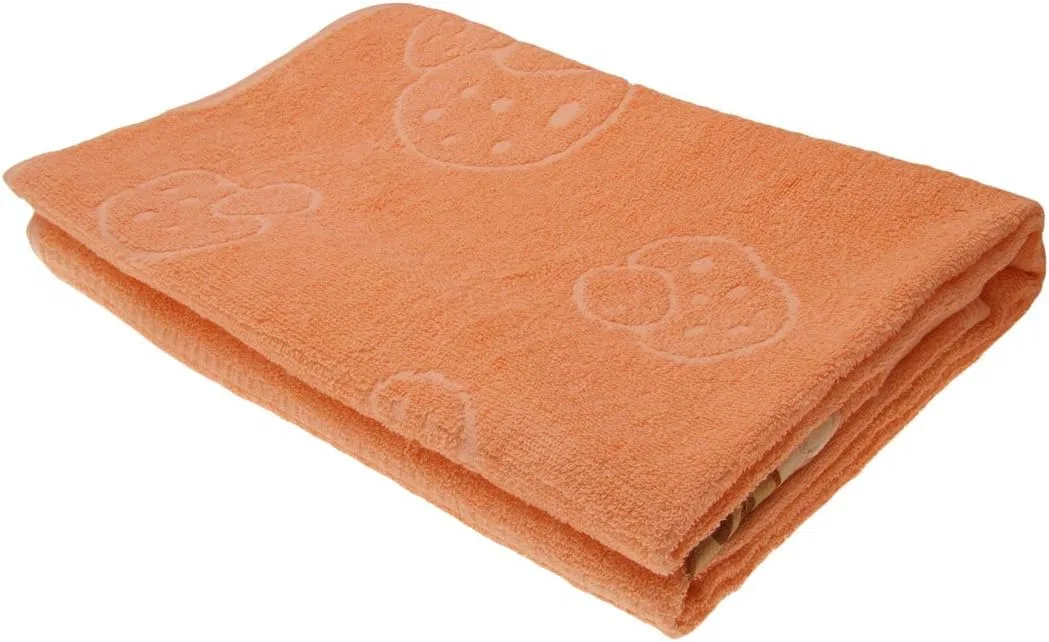 Махровая салфетка для ванны Ruilogod, 54,5 x 26,75 дюйма, Orange