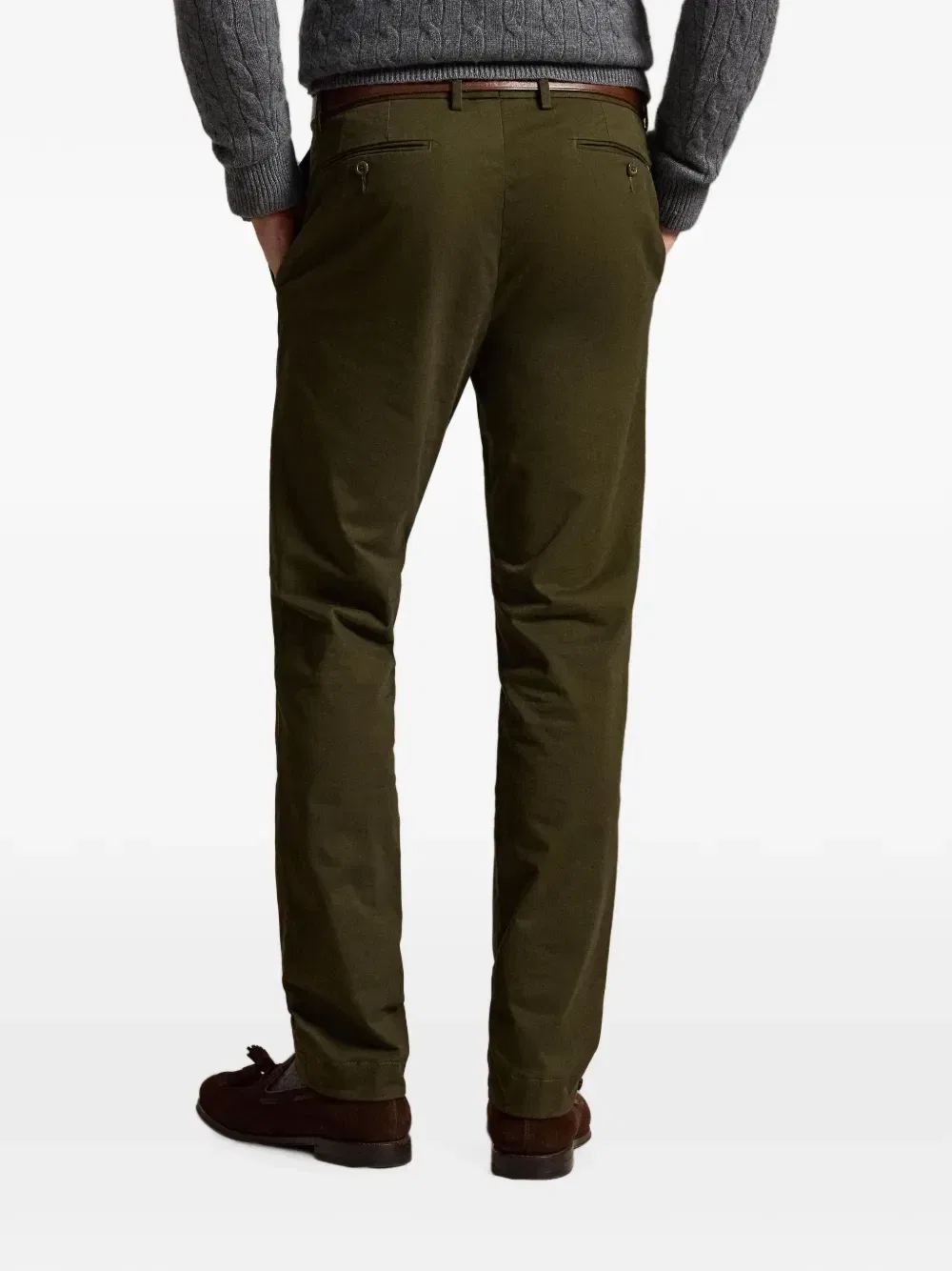 Брюки чинос Greenwich Slim Fit POLO RALPH LAUREN, зеленый — фото 4