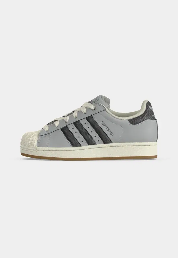 Кроссовки Superstar ii унисекс Adidas Originals, белый/синий/серый — фото 2