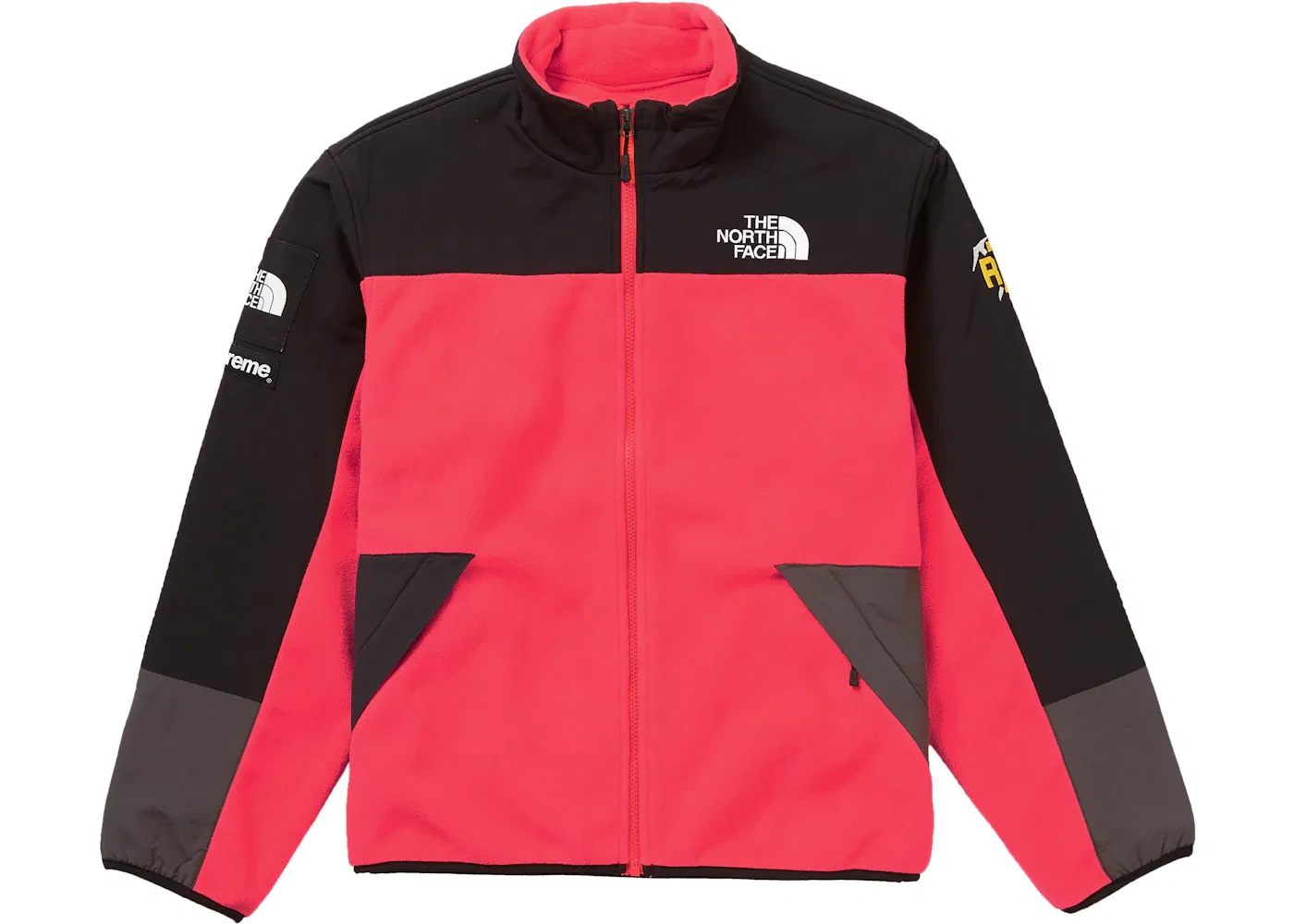 Мужская флисовая куртка с принтом Fleece Jacket Supreme, Bright Red
