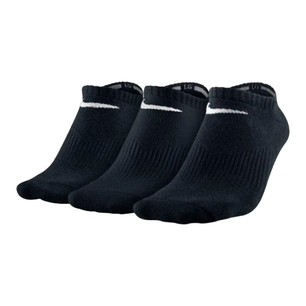 Мужские носки-невидимки Swoosh Nike, Schwarz