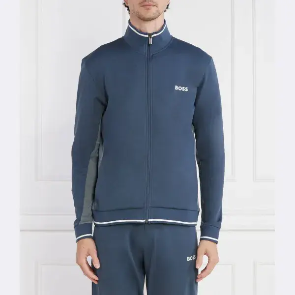 

Толстовка в спортивном костюме стандартного кроя Boss, синий