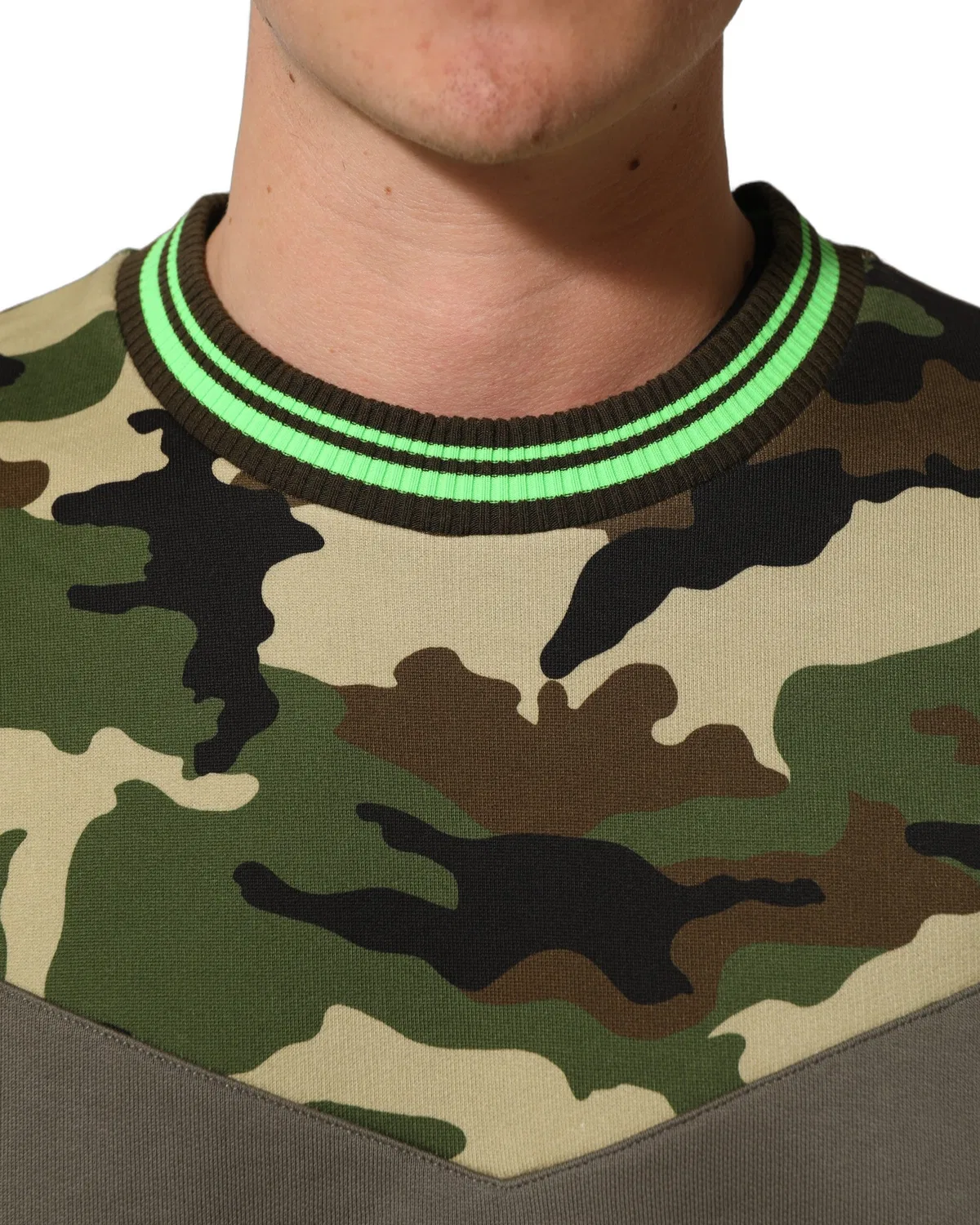 Мужской свитшот с принтом камуфляж Multicolor Camouflage Dolce & Gabbana, Multicolor — фото 2
