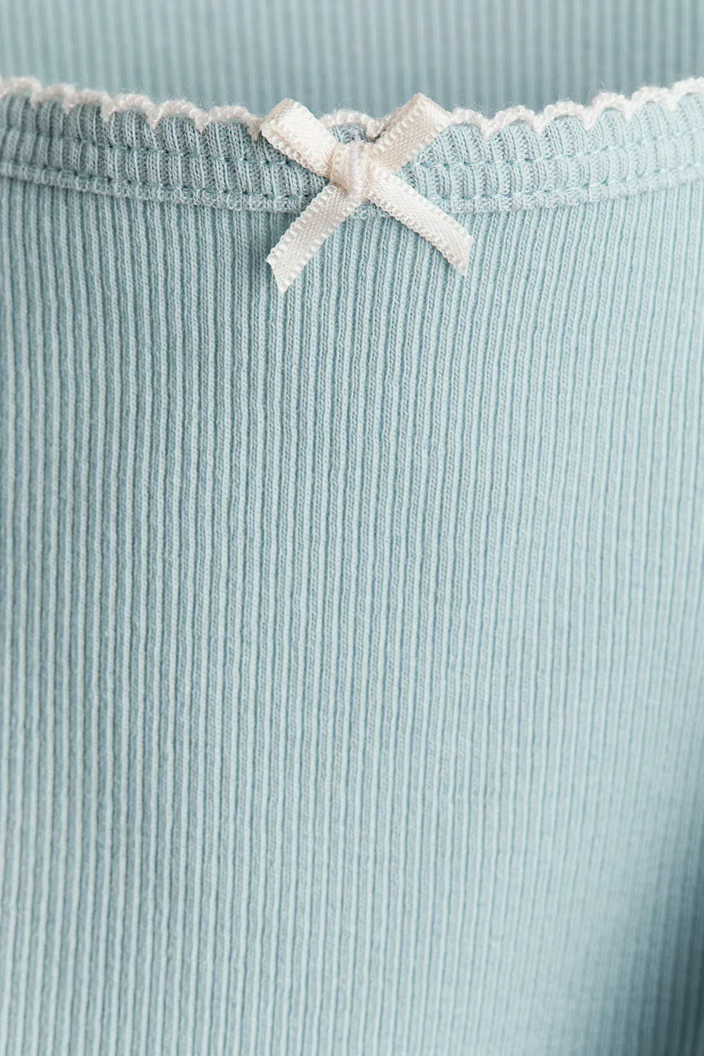 Комплект из 3 хлопковых маек H&M, Mattlila/Kirschen — фото 2