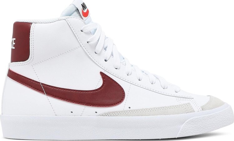 

Кроссовки Nike Blazer Mid '77 GS 'White Team Red', белый