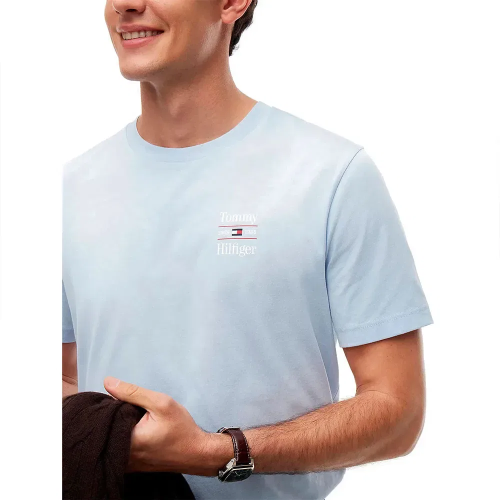 Мужской комплект из 2 футболок с коротким рукавом Tommy hilfiger, Blue — фото 4