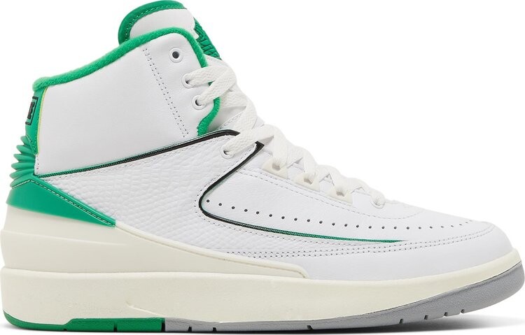 

Кроссовки Air Jordan 2 Retro GS Lucky Green, белый