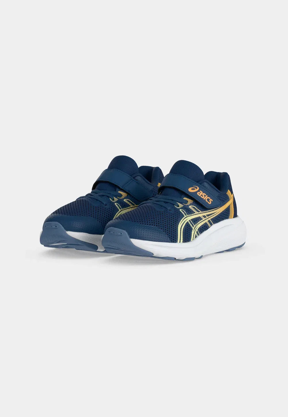 Condens 10 - унисекс кроссовки для бега по улицам Asics, Independence Blue/Orange Glow — фото 3