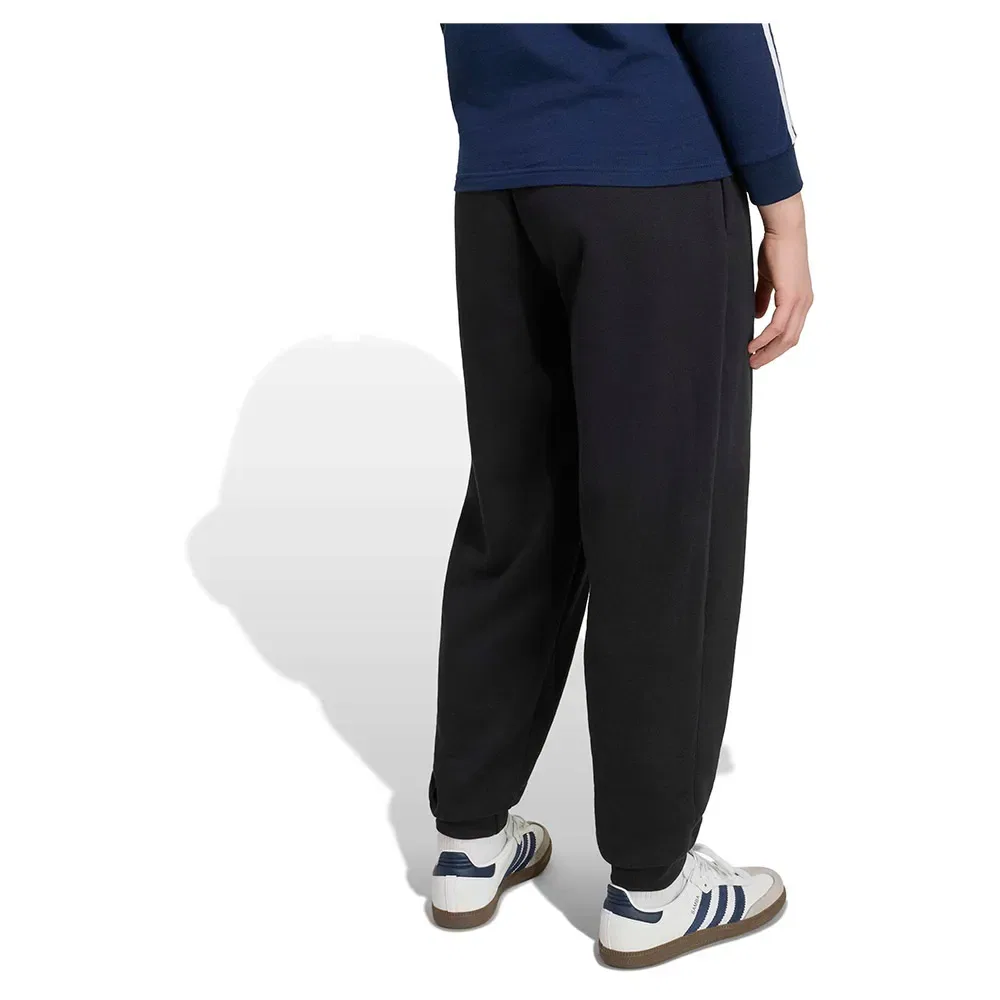 Детские спортивные штаны свободного кроя Oversized French Terry Adidas Originals, Black — фото 2