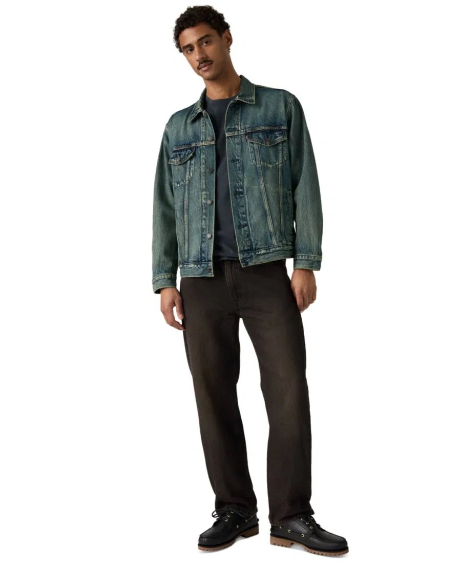 Джинсы свободного кроя 565 Loose Straight Levi's, Smoldering Umber — фото 2
