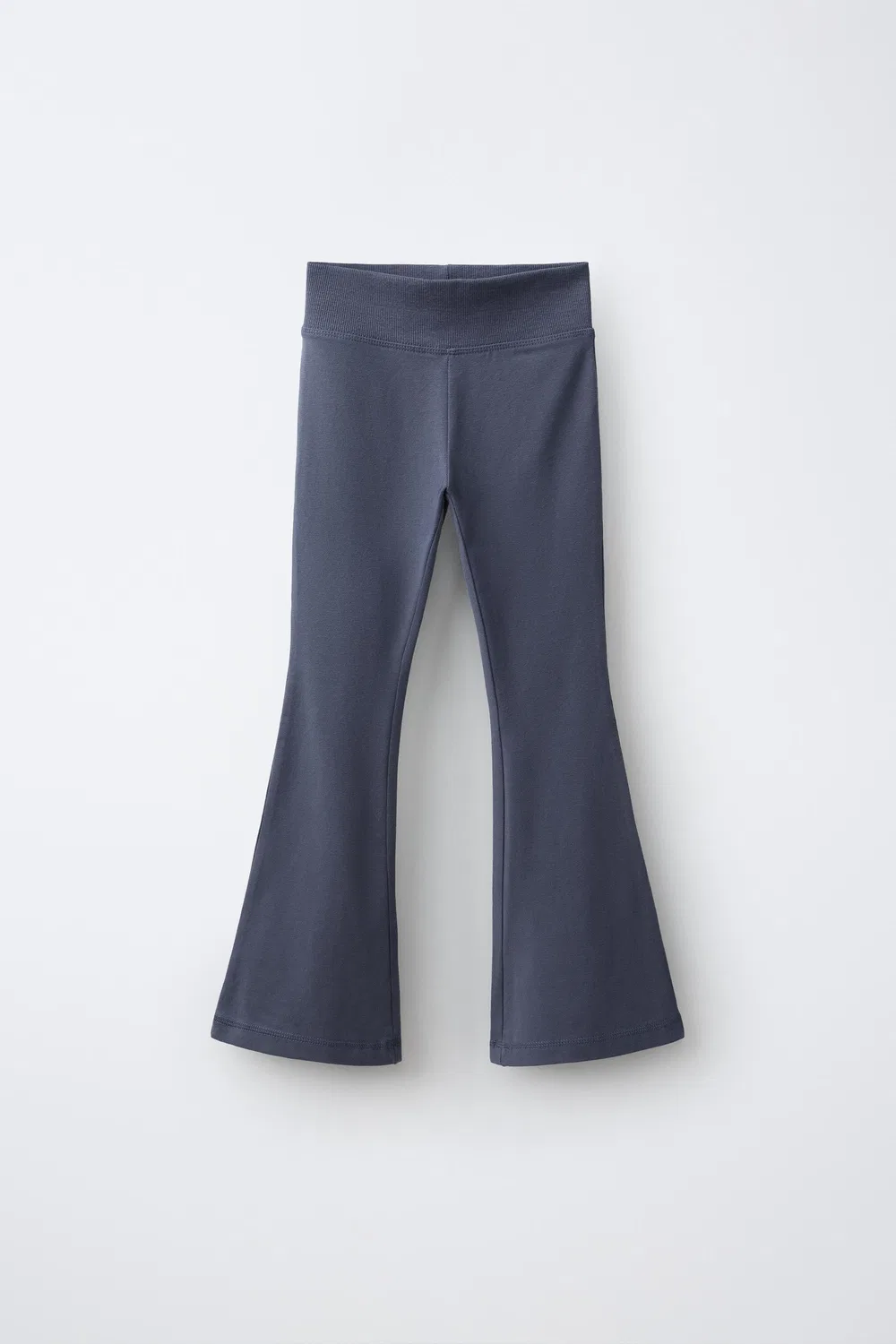 Однотонные расклешенные леггинсы ZARA, Blue