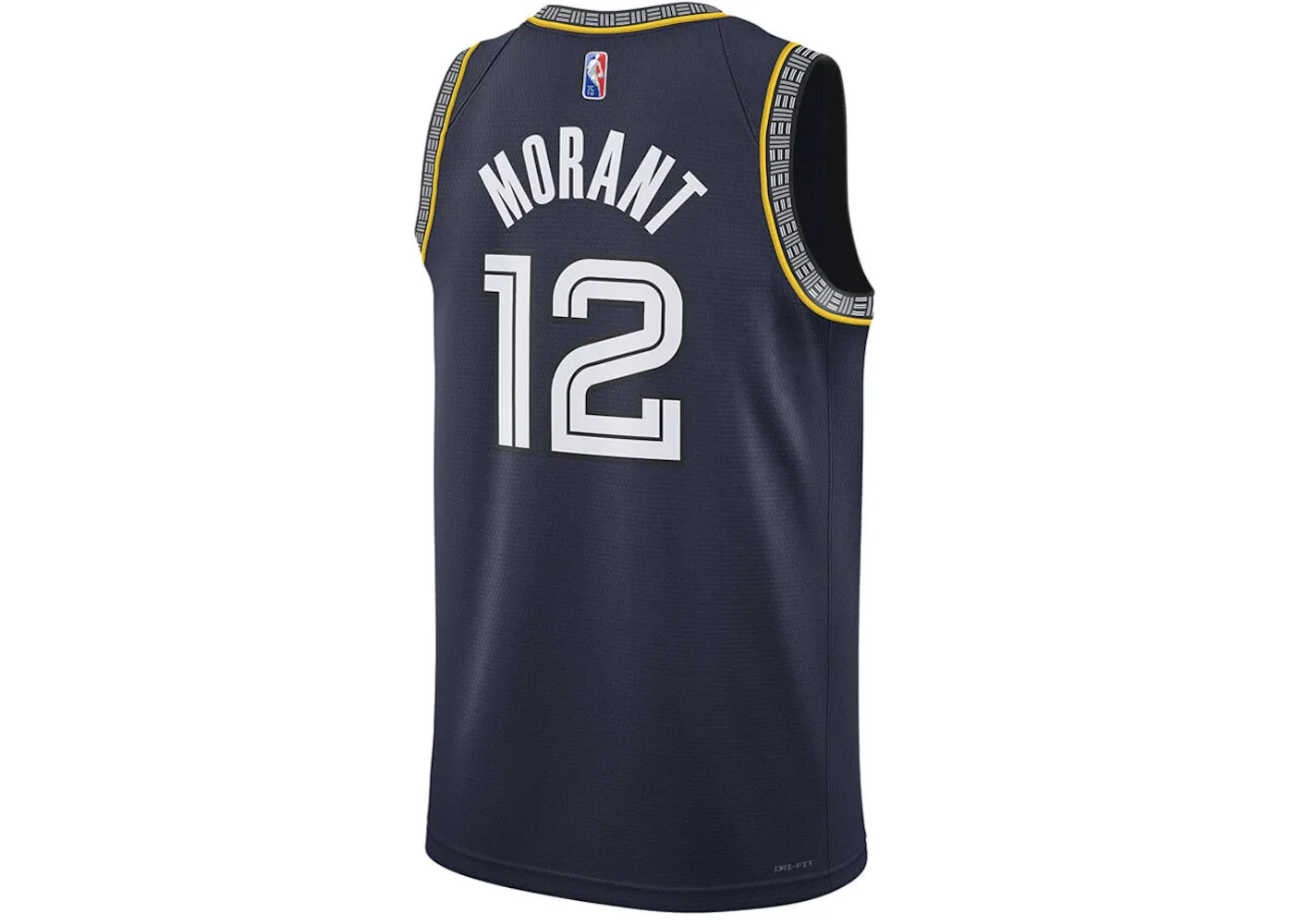 Мужская джерси с длинным рукавом Nike NBA Memphis Grizzlies Morant City Edition Swingman, Navy — фото 2