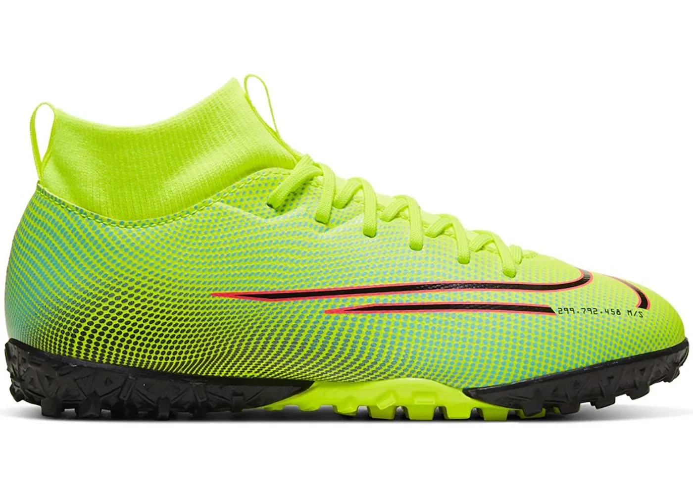 Детские кроссовки с принтом Nike Mercurial Superfly 7 Academy MDS TF Nike, Lemon Venom Aurora Black