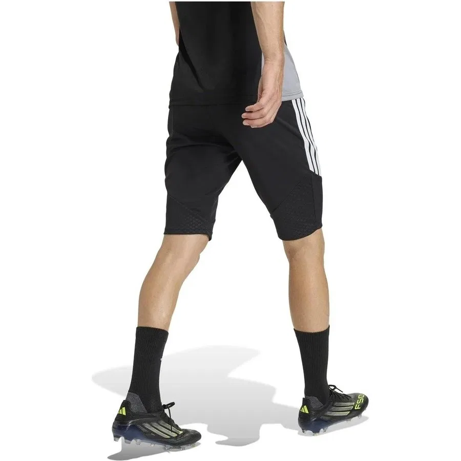 Шорты спортивные с плоским низом, модель TIRO26C 1/2, adidas, Черный — фото 2