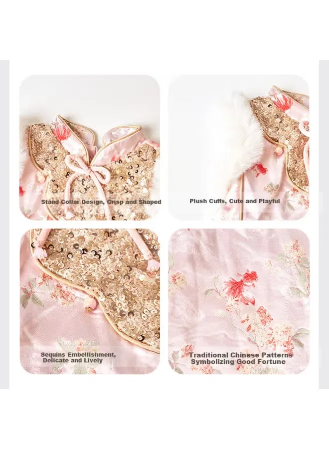 Платье-жилет с принтом китайского нового года Qipao Hanfu Babyprints — фото 3
