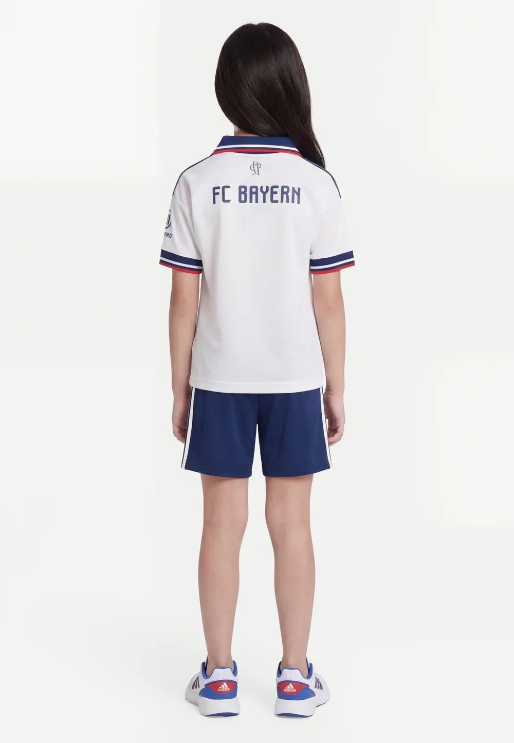 Детский выездной комплект футболки-поло "Бавария" Adidas Originals, White — фото 2