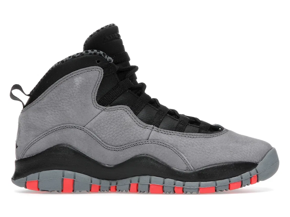 Детские кроссовки Lifestyle Jordan 10 Retro Jordan, Cool Grey/Infrared-Black