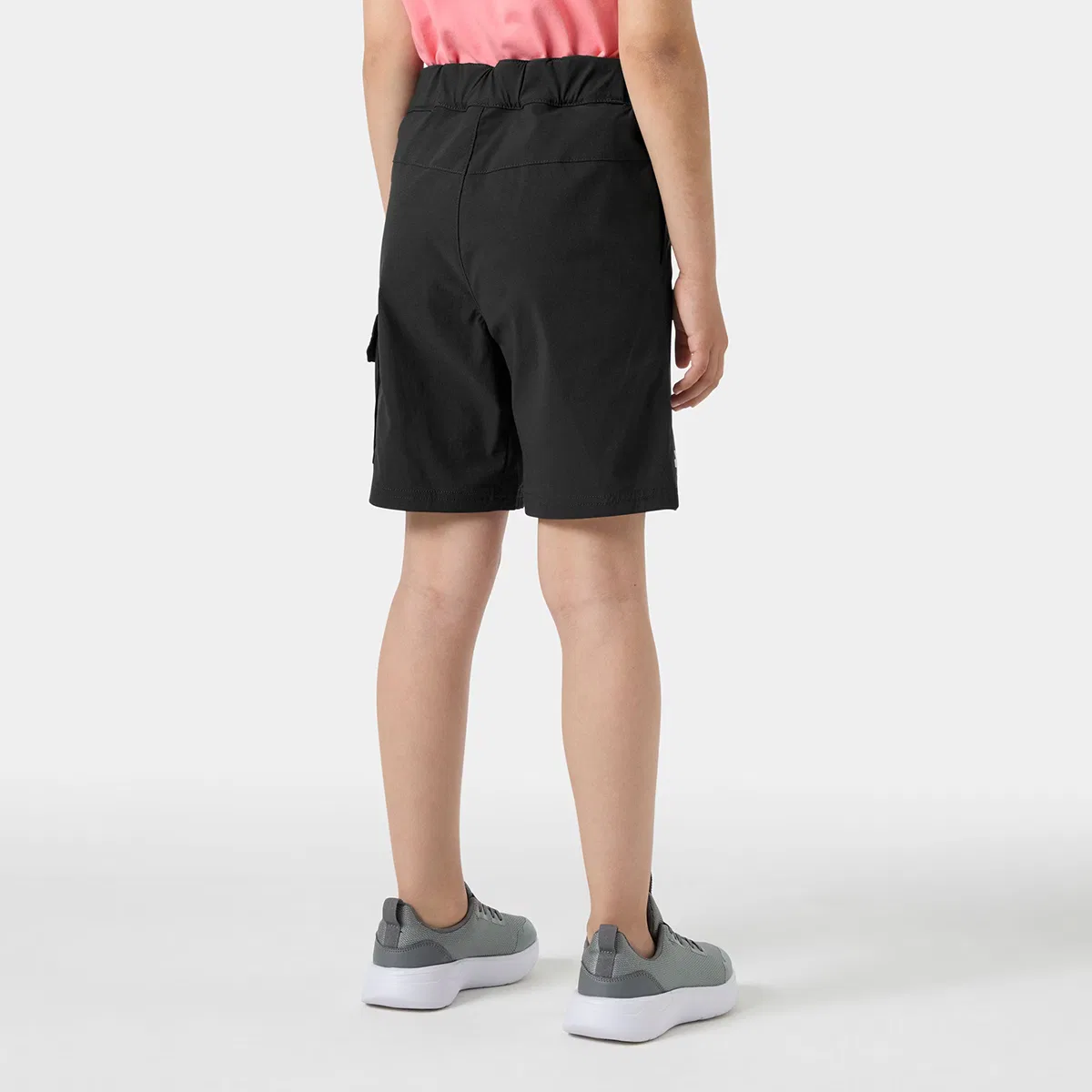 Детские шорты для мальчиков карго с принтом Qd Cargo Shorts 2.0 Helly Hansen, Ebony — фото 4