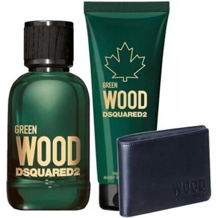 

Dsquared - Туалетная вода Green Wood 100 мл + гель для душа 100 мл + туалетная вода Wallet