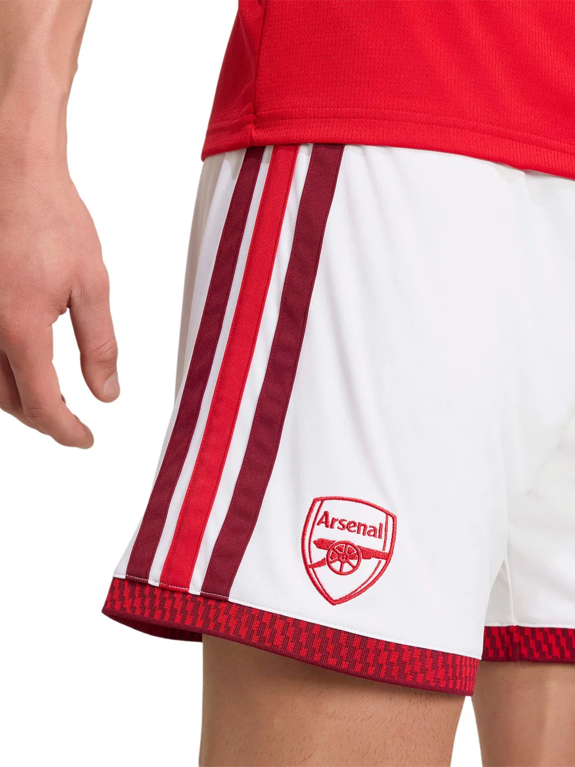 Спортивные шорты Adidas Performance Regular Workout Pants FC Arsenal 26/27 белого цвета — фото 2