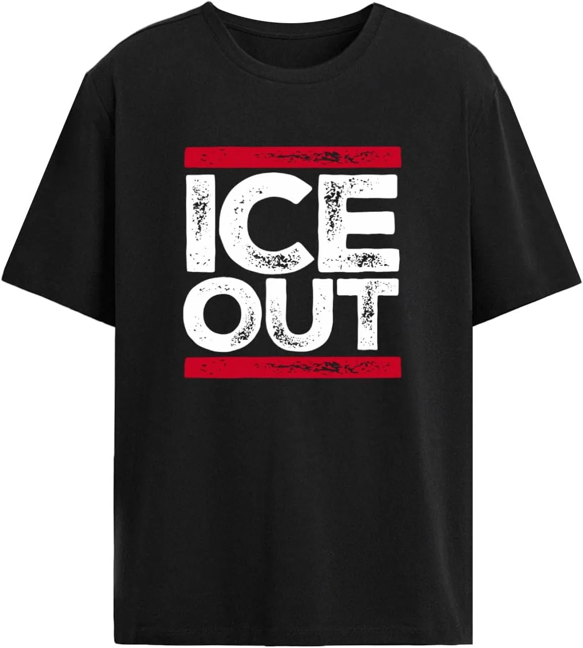 Мужская футболка с принтом ICES Out, Black