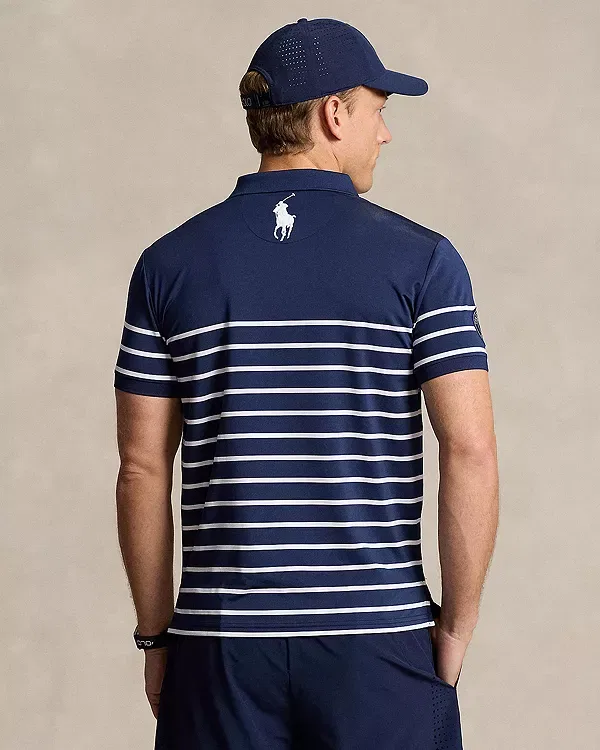 Мужская поло с принтом Polo Ralph Lauren, Navy/Multi — фото 3